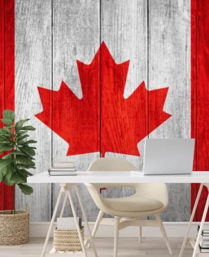 painel de madeira canadá wallpaper