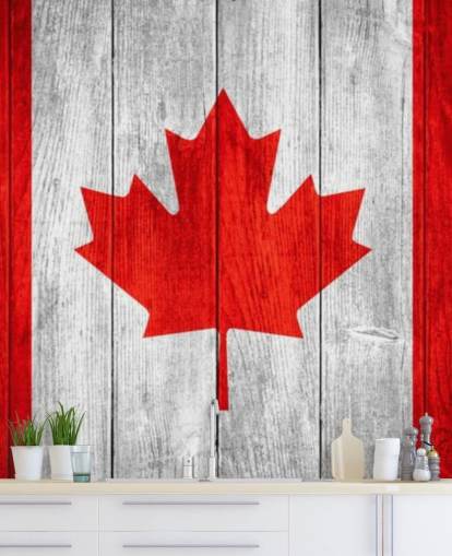 houten paneel canada behang