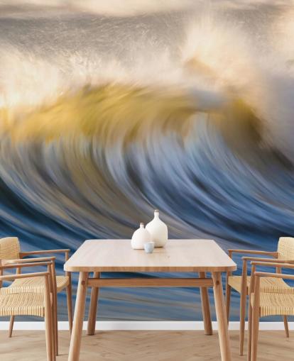 Dreamy Blue Waves behang Dreamy Blue Waves behang