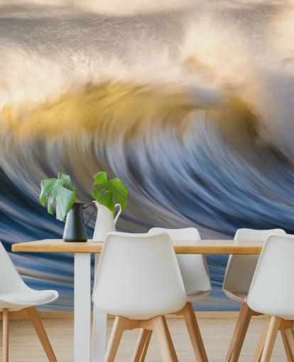 Papier peint Dreamy Blue Waves