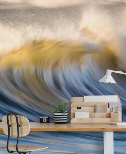 Carta da parati Dreamy Blue Waves