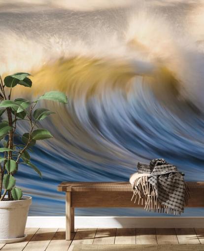 Papier peint Dreamy Blue Waves