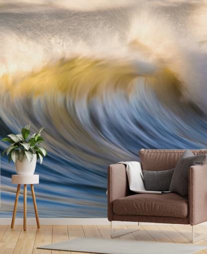 Dreamy Blue Waves Taustakuva Dreamy Blue Waves Taustakuva