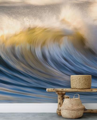 Carta da parati Dreamy Blue Waves