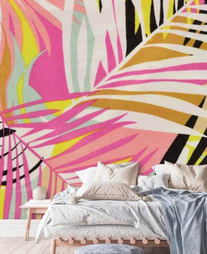 Vibrant Tropical Pattern Wallpaper Vibrant Tropical Pattern Wallpaper