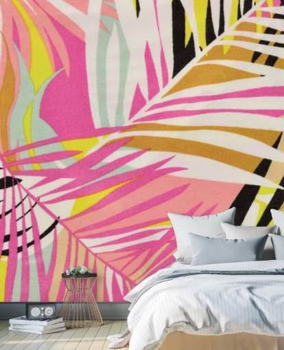 Vibrant Tropical Pattern Wallpaper Vibrant Tropical Pattern Wallpaper