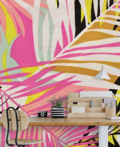 Vibrant Tropical Pattern Wallpaper Vibrant Tropical Pattern Wallpaper