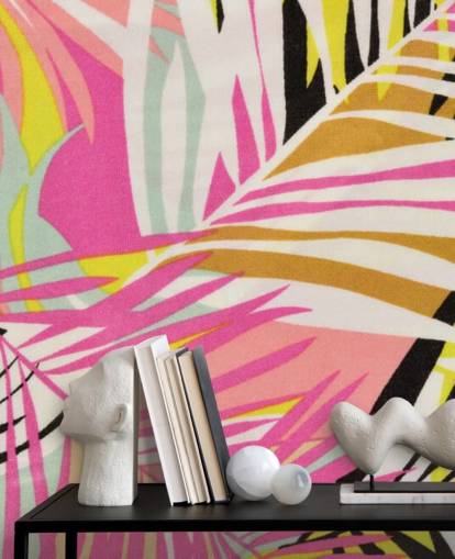 Vibrant Tropical Pattern Wallpaper Vibrant Tropical Pattern Wallpaper