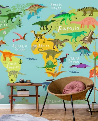 dinosaurios en un fondo de pantalla de mapa para niños dinosaurios en un fondo de pantalla de mapa para niños