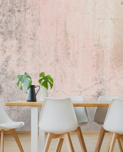 lyserød beton tapetmaleri kaldet Pale Pink Concrete til soveværelser og køkkener fra Wallsauce lyserød beton tapetmaleri kaldet Pale Pink Concrete til soveværelser og køkkener fra Wallsauce