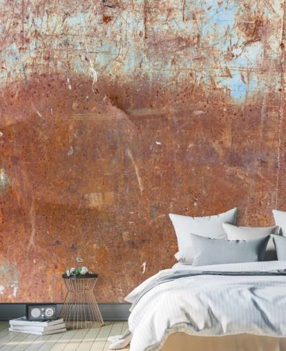 Oud gedragen roestig textuurbehang