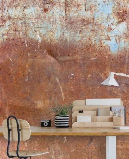 Papel pintado de textura oxidada desgastada