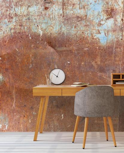Papel pintado de textura oxidada desgastada