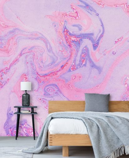 Pink and Purple Marble Wallpaper