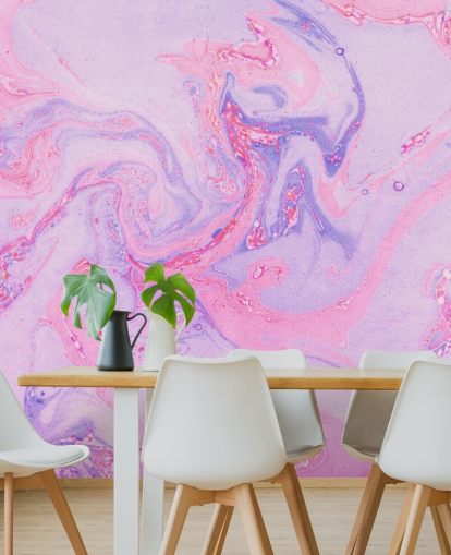 Papel de parede de mármore rosa e roxo Papel de parede de mármore rosa e roxo