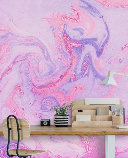 Pink and Purple Marble Wallpaper
