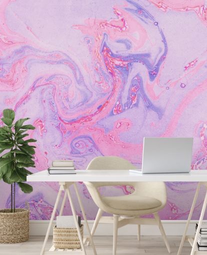 Pink og Lilla Marmor Baggrund