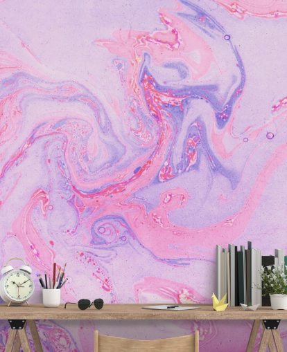 Pink og Lilla Marmor Baggrund