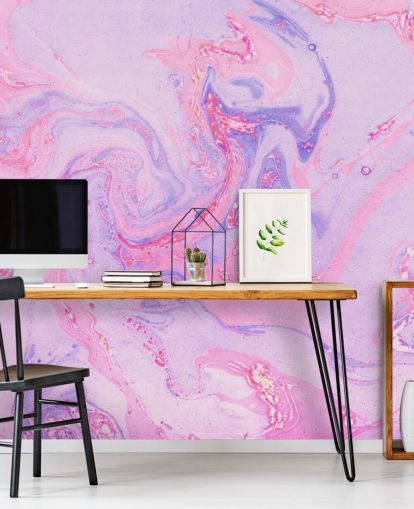 Pink and Purple Marble Wallpaper