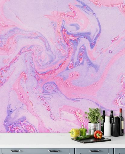 Pink and Purple Marble Wallpaper