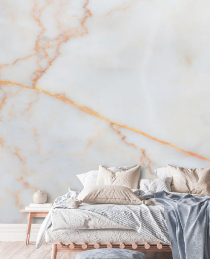 Papel pintado de textura de mármol blanco