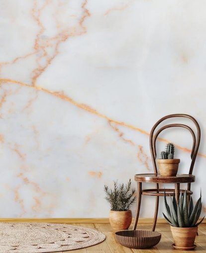 Papel pintado de textura de mármol blanco