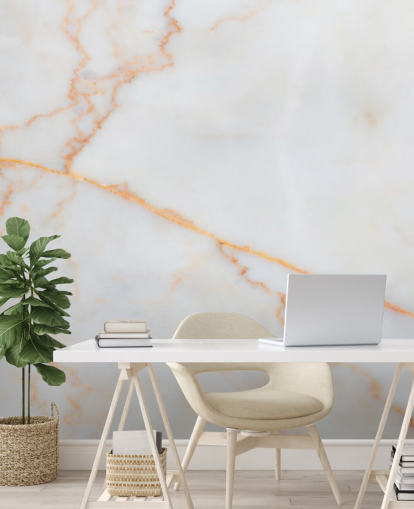 Papel pintado de textura de mármol blanco