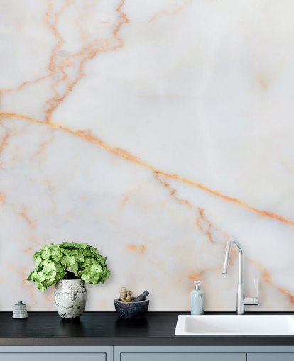 Papel de Parede Textura de Mármore Branco