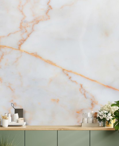 White Marble Texture Wallpaper