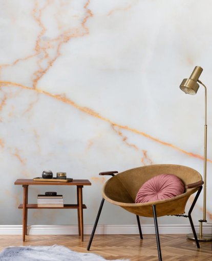 Hvid Marmor Texture Baggrund