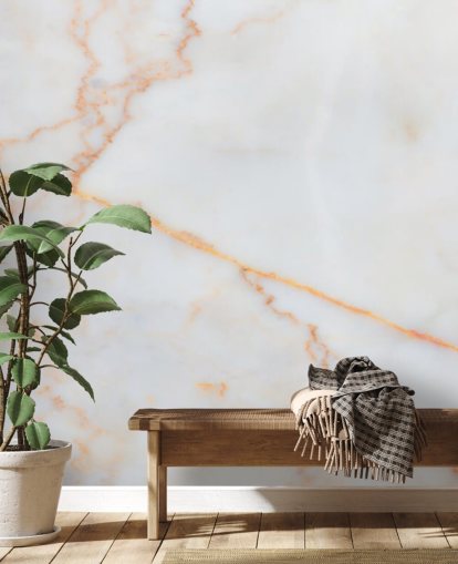 White Marble Texture Wallpaper