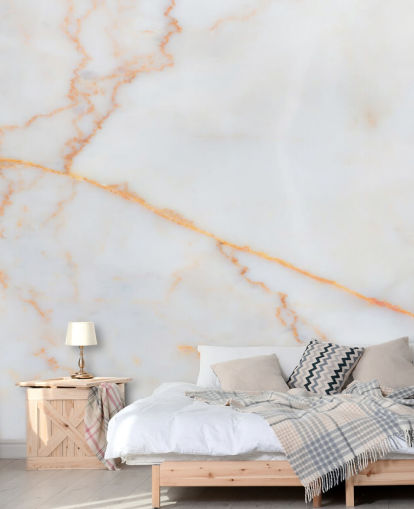 Papel de Parede Textura de Mármore Branco