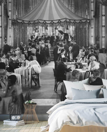 Mural de pared Fotografía en blanco y negro de la década de 1920