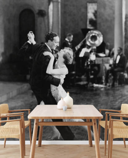 Dance Team Retro Bakgrund Dance Team Retro Bakgrund