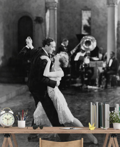 Dance Team Retro Wallpaper