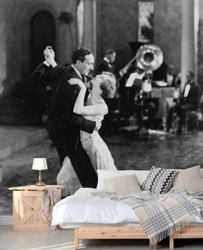 Equipo de baile Papel pintado retro