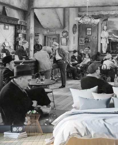 Kastelu reikä Vintage Photo Wallpaper