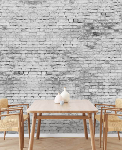 3D White and Grey Wall Wallpaper Mural 3D White and Grey Wall Wallpaper Mural