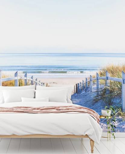 Decorazione murale con spiaggia a Rügen