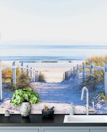 Strand bij Rügen Wallpaper Mural