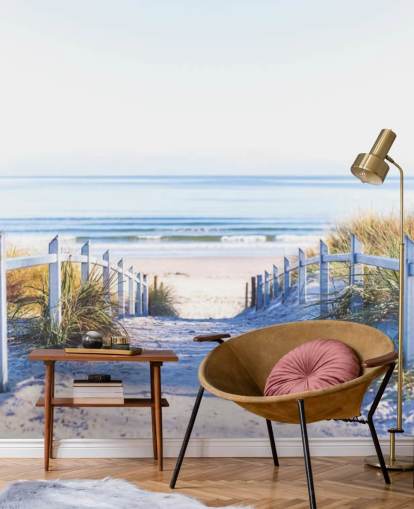 Strand på Rügen Bakgrund Väggmålning