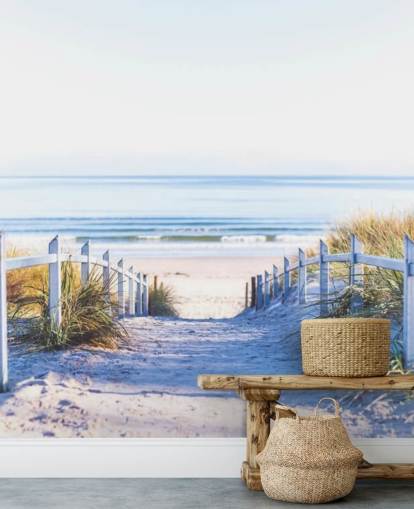 Strand på Rügen Bakgrund Väggmålning