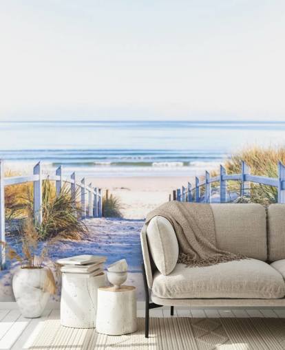 Praia em Rügen Wallpaper Mural