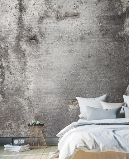 Papier peint mural argent