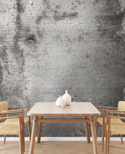 Silver Wallpaper Mural