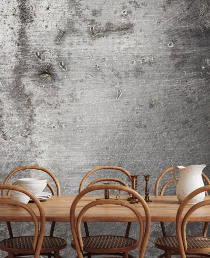 Papier peint mural argent