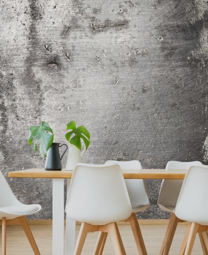 Papier peint mural argent