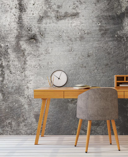 Papier peint mural argent