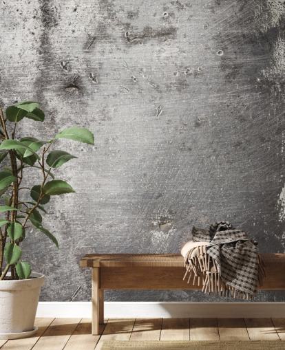 Silver Wallpaper Mural