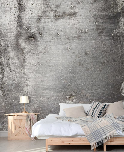 Papier peint mural argent